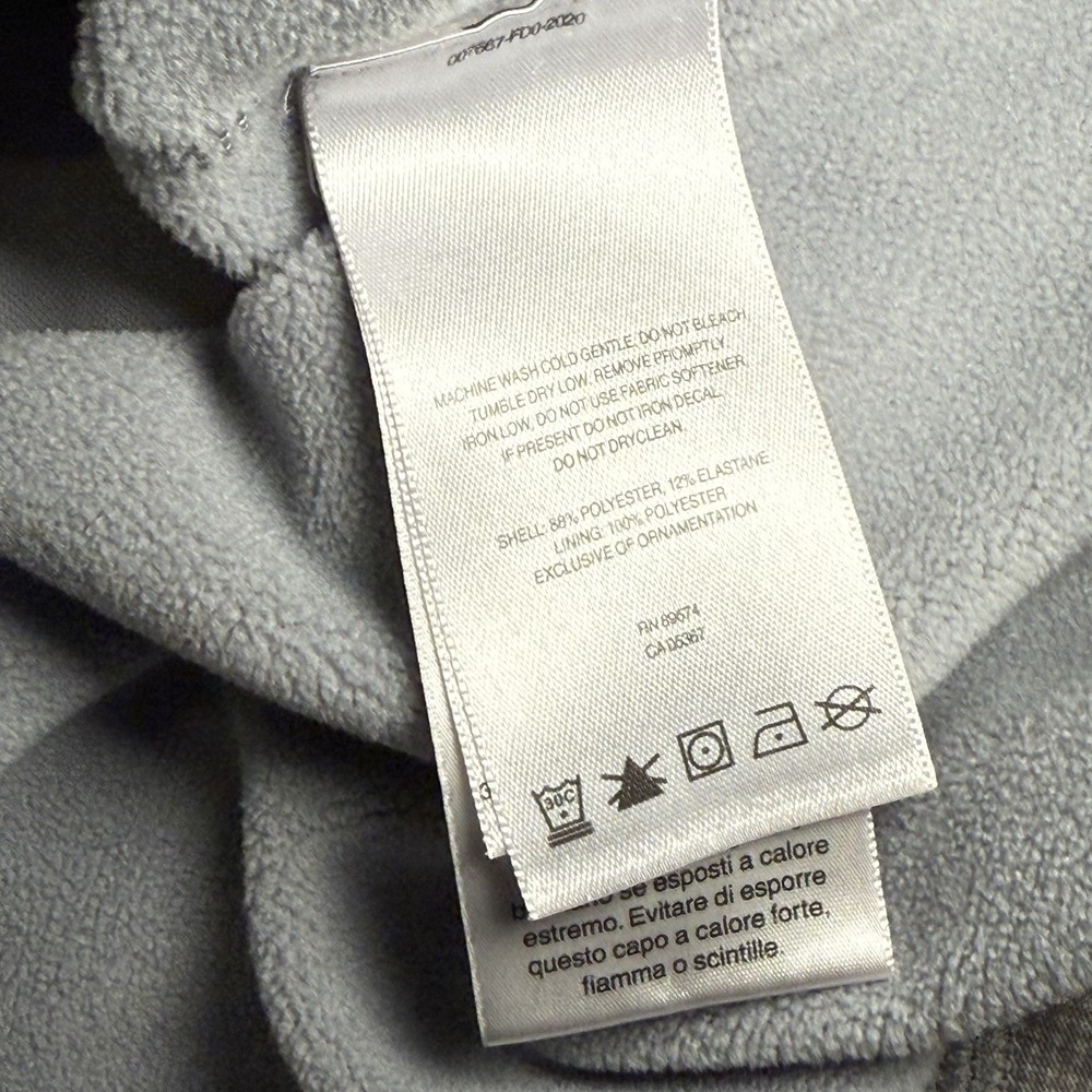 Mountain Hardwear‎ Womens Waffle Thermal Size Medium Gray Full Zip Jacket Hiking - Picture 8 of 11